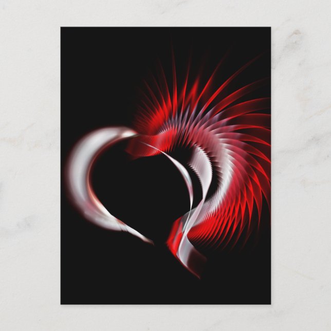 Metall Heart Vykort (Framsida)