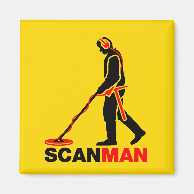 Metall Identifierar magnet (Framsidan)