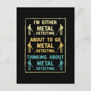 Metall Identifierar Metall-avkännare Vykort