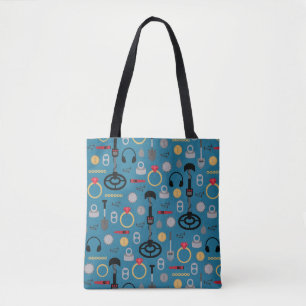Metall Identifierar Tote Bag Tygkasse