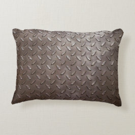 Metall inspirerat av ett hantverksmässigt hantverk prydnadskudde