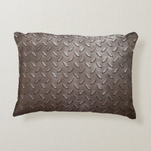 Metall inspirerat av ett hantverksmässigt hantverk prydnadskudde