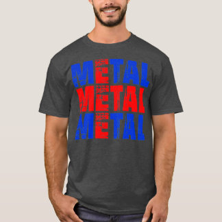 METALL Island Flagga T Shirt