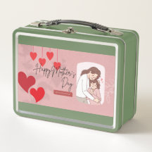 Metall Lunchbox för mor
