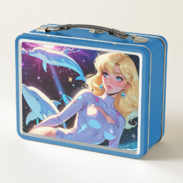 Metall Lunchbox/kosmetics box