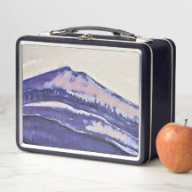 Metall Lunchbox Mt Tamalpais Lila Painting