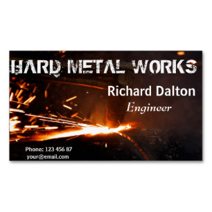 Metall Magnetiska Visitkort