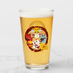 Metall Maneki Glaskopp