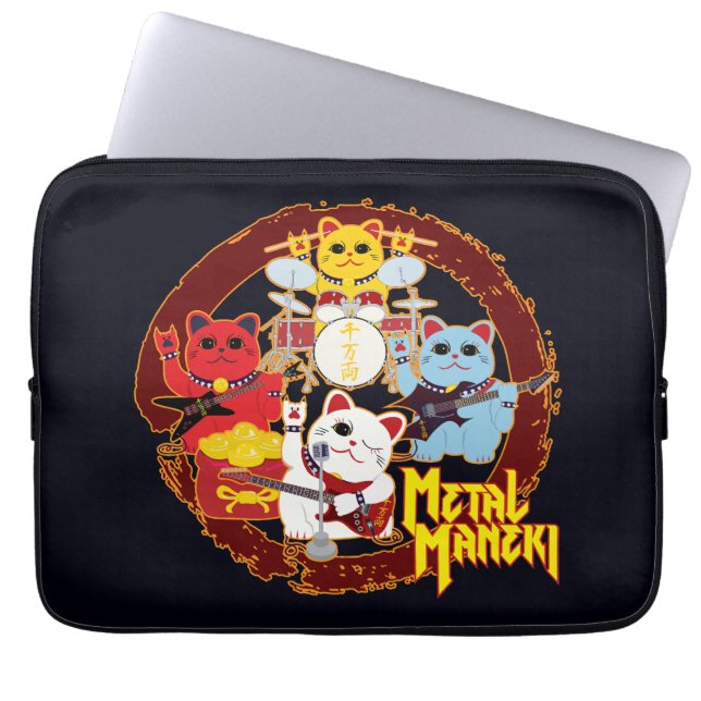 Metall Maneki Laptop Fodral (Framsidan)