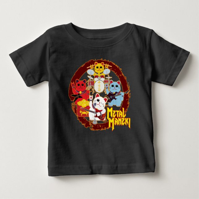 Metall Maneki T Shirt (Framsida)