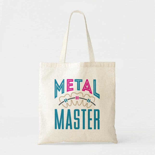 Metall Master Orthodontist Braces Tygkasse (Framsidan)