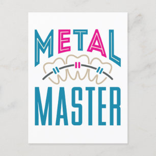 Metall Master Orthodontist Braces Vykort
