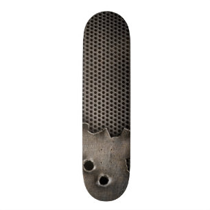 Metall med kulan spela golfboll i hål bakgrund skateboard bräda 19,5 cm