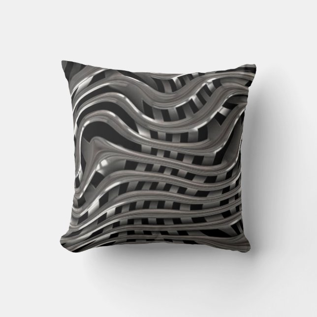 Metall Melt Struktur Pillow Kudde (Framsida)