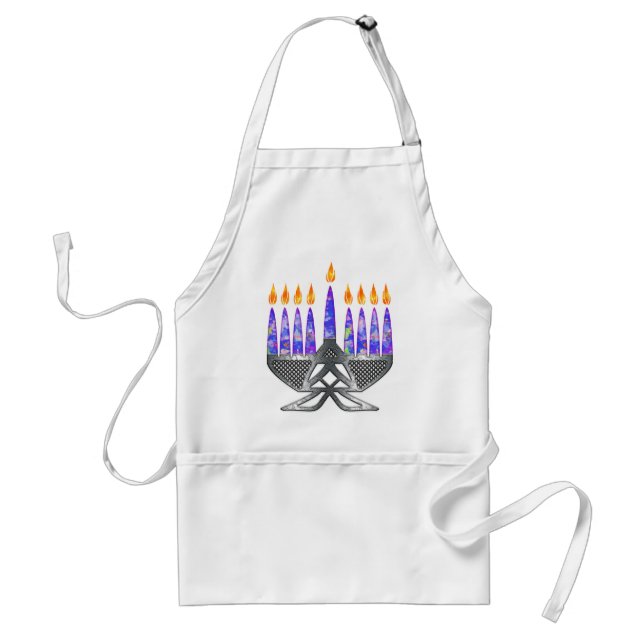 Metall Menorah Aprons Förkläde (Framsidan)