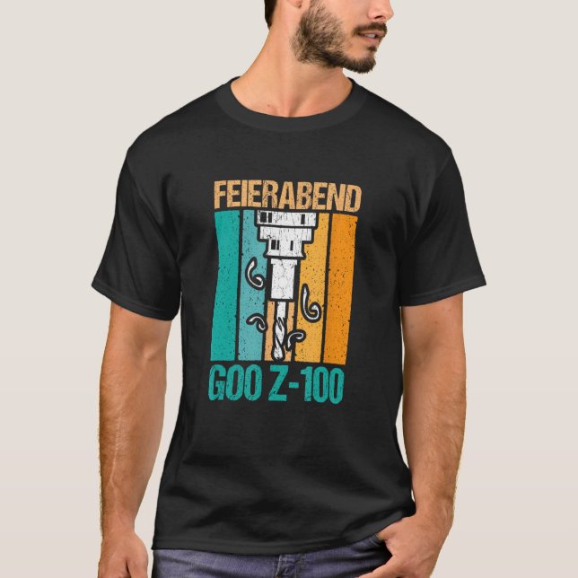 Metall Milling Cutter G00 Z-100 T Shirt (Framsida)