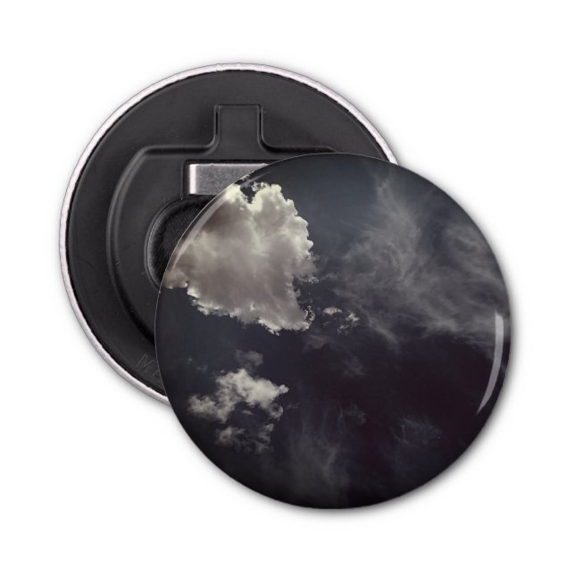 Metall moln flasköppnare (Framsidan)