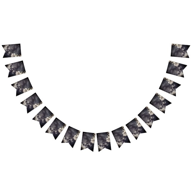 Metall moln vimplar (Alla)