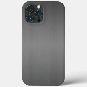 Metall: Mörk Brushed Metall Fodral-Mate iphone cas