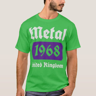 Metall Music 1968 Vintage T Shirt