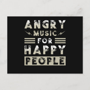 Metall Music Arg Music för Lycklig People Vykort
