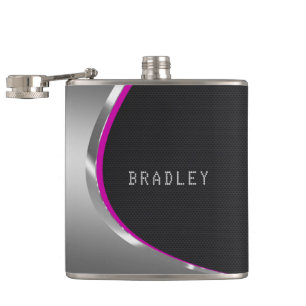 Metall och perforerade fickplunta