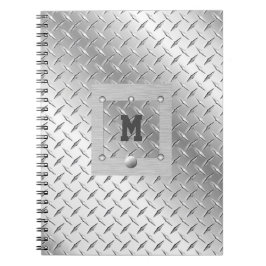 Metall och Stål Spiral fotopatbook Anteckningsbok