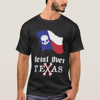 Metall över den Texas T-tröja T-shirt