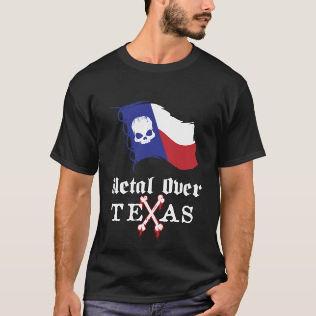 Metall över den Texas T-tröja Tee (Framsida)