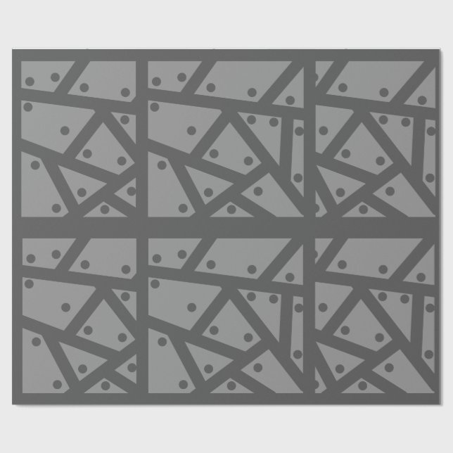 metall papper presentpapper (Platt)