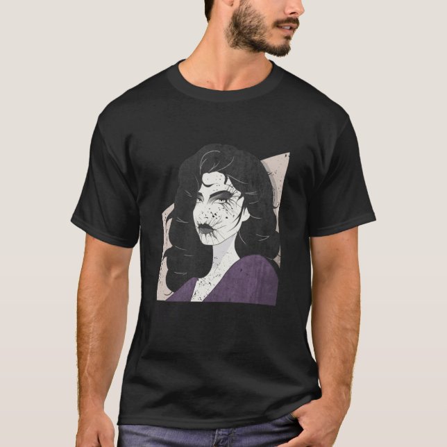 Metall Patrick Nagel T Shirt (Framsida)