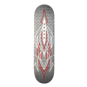 Metall Pinstriping Mini Skateboard Bräda 18,7 Cm