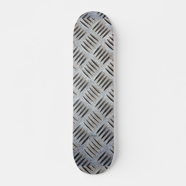 Metall pläterar struktur skateboard bräda 19,5 cm (Framsida)