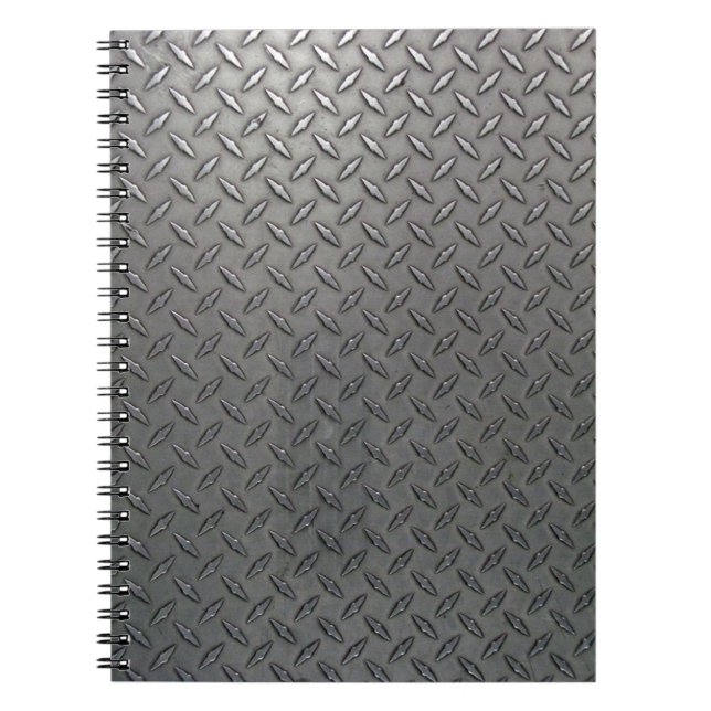 Metall pläterar verkställer anteckningsboken #1 anteckningsbok (Framsidan)