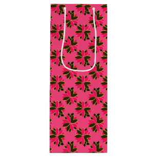 Metall Poinsettia Flowers-11-Rosa-Guld-W GIFT BAG