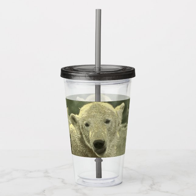metall polar björn take away mugg (Framsida)