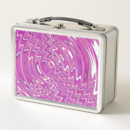 Metall Psykedelisk Magenta Lunchbox