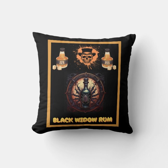 Metall-reklamskylt för svart telefonsvarare kudde (Framsida)