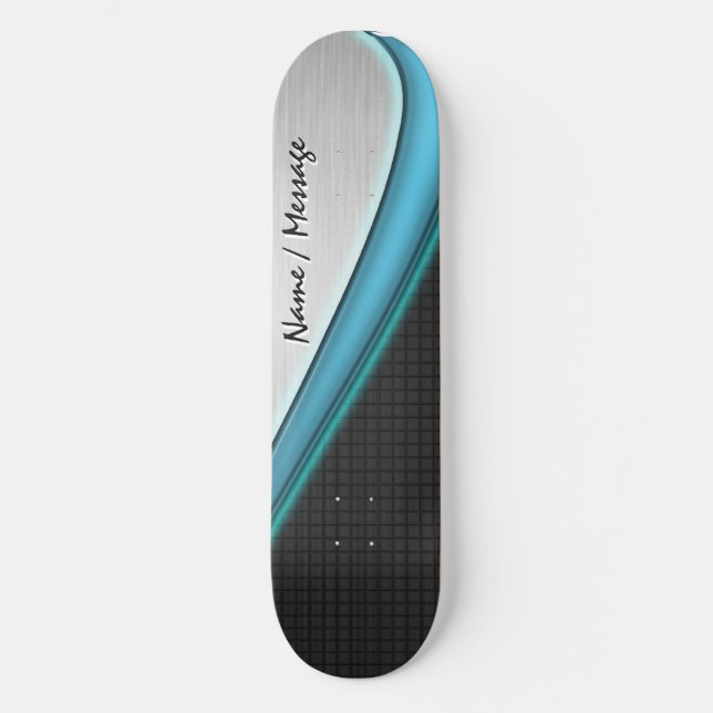 Metall-ritytor i anpassningsbar 1A Old School Skateboard Bräda 18 Cm (Framsida)