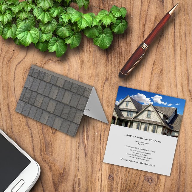 Metall Roofing Company Visitkort (Skapare uppladdad)