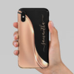 Metall Se 3-D Ro guld Wave Namn<br><div class="desc">Utformningen är ett foto och fodral är inte tillverkat med glitter, sekvenser, metall eller skogen. Denna design finns även tillgänglig på andra mobila modeller. Välj Enhetstyp om du vill visa andra iPhone, Samsung Galaxy eller Google fodral. Vissa stilar kan ändras genom att markera Stil om det är ett alternativ. Du...</div>