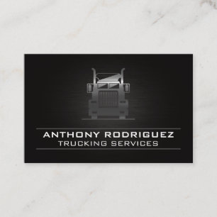 Metall Semi Lastbil   Drivrutin   Logistik Visitkort
