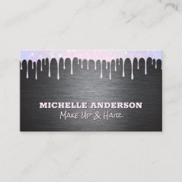 Metall Silver Brushed | Bokeh Gnistra Drift Visitkort