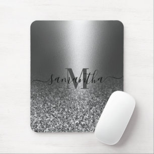 Metall Silver Glitter Musmatta
