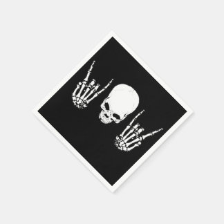 Metall Skull Napkins Pappersservett