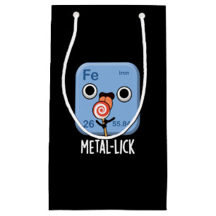 Metall-slicka Funny Chemistry Metall Pun Mörk BG
