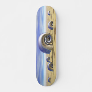 Metall Snäckor - Retro Skateboard Bräda 21,5 Cm
