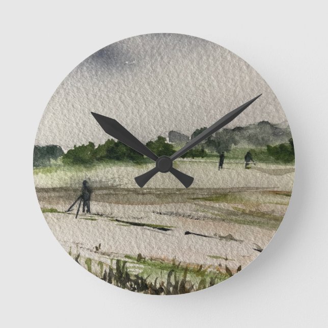 Metall som upptäcker i Fält Rund Klocka (Framsida)
