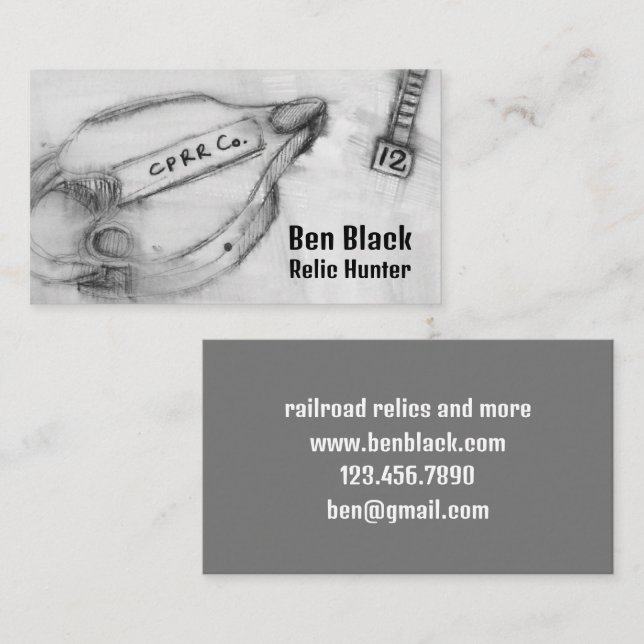 Metall som upptäcker nätslussdatum Nagel Visitkort (Fram/baksida)