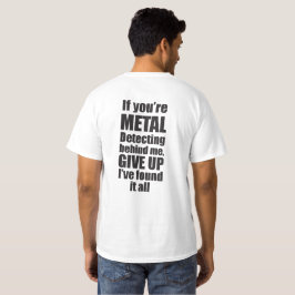 Metall som upptäcker t-shirt